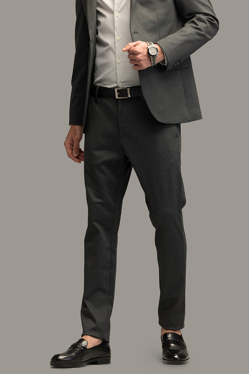 Formal Finesse Steel Grey Trouser