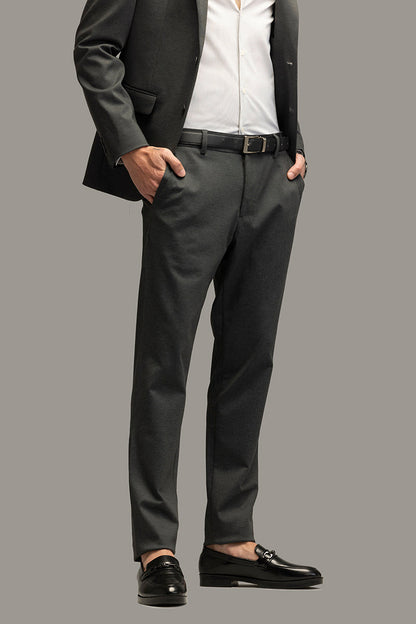 Formal Finesse Steel Grey Trouser