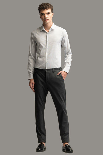 Formal Finesse Steel Grey Trouser