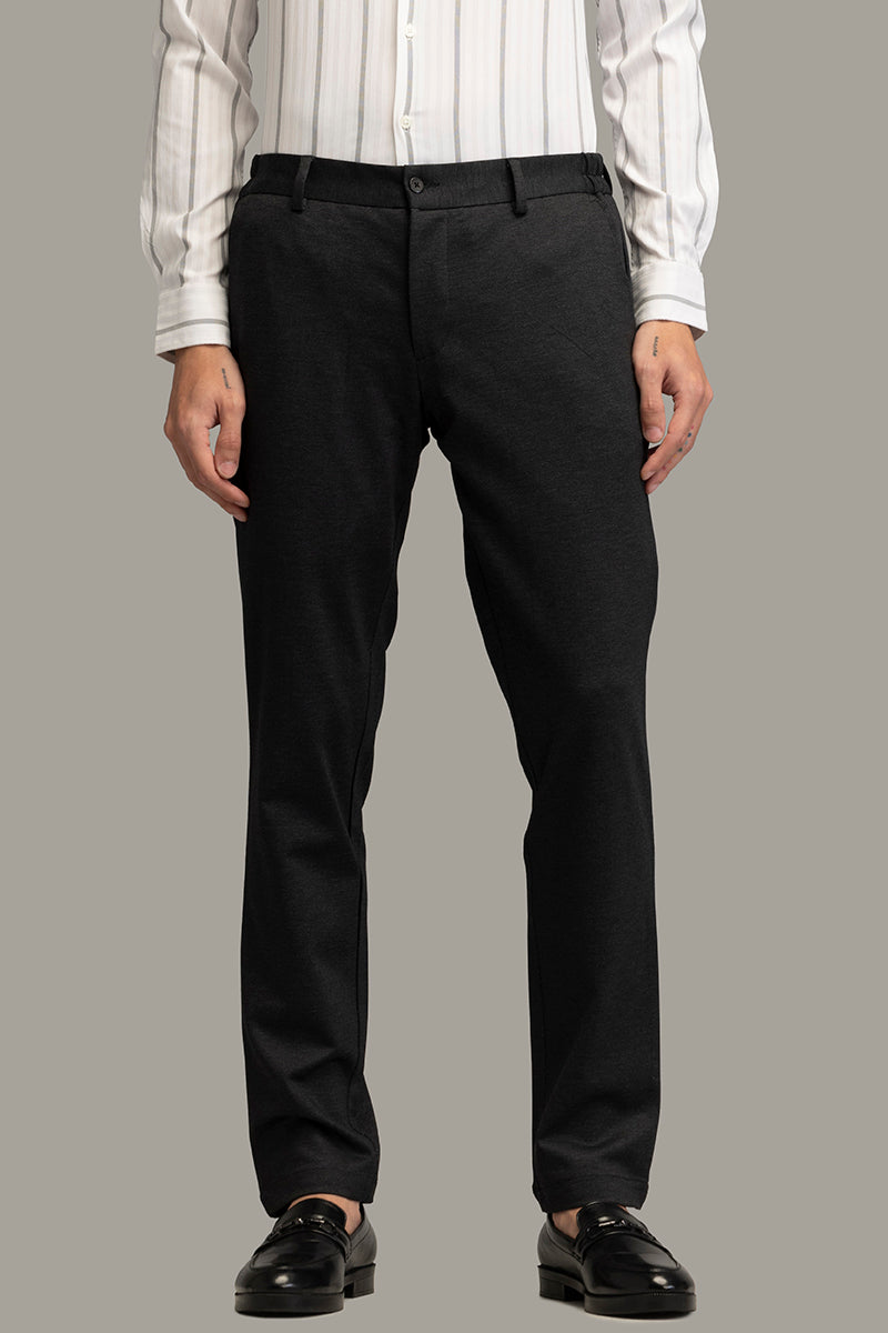 Formal Flair Black Suit Trouser