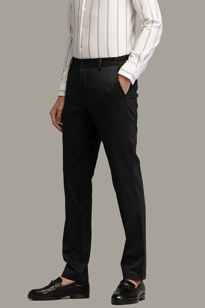 Formal Flair Black Suit Trouser