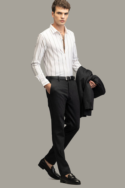 Formal Flair Black Suit Trouser