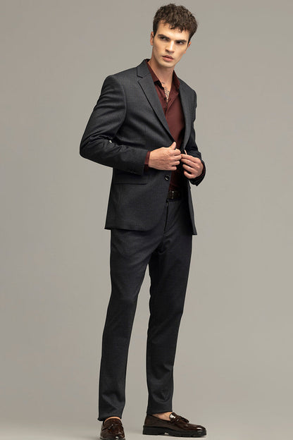 Formal Attire Shadow Grey Suit Trouser