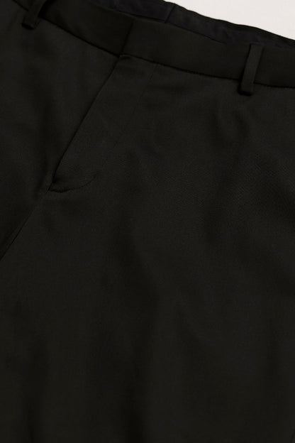 Elegant Gloss Black Trouser