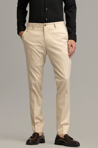 Ethereal Essence Beige Trouser