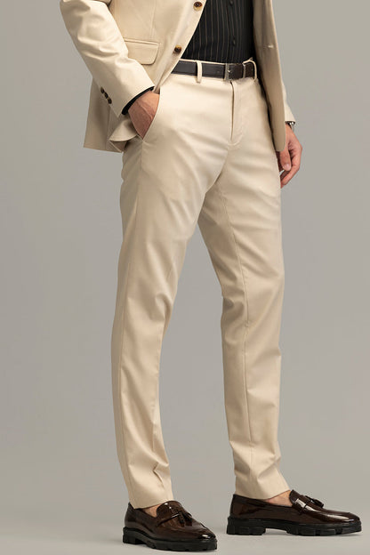 Ethereal Essence Beige Trouser