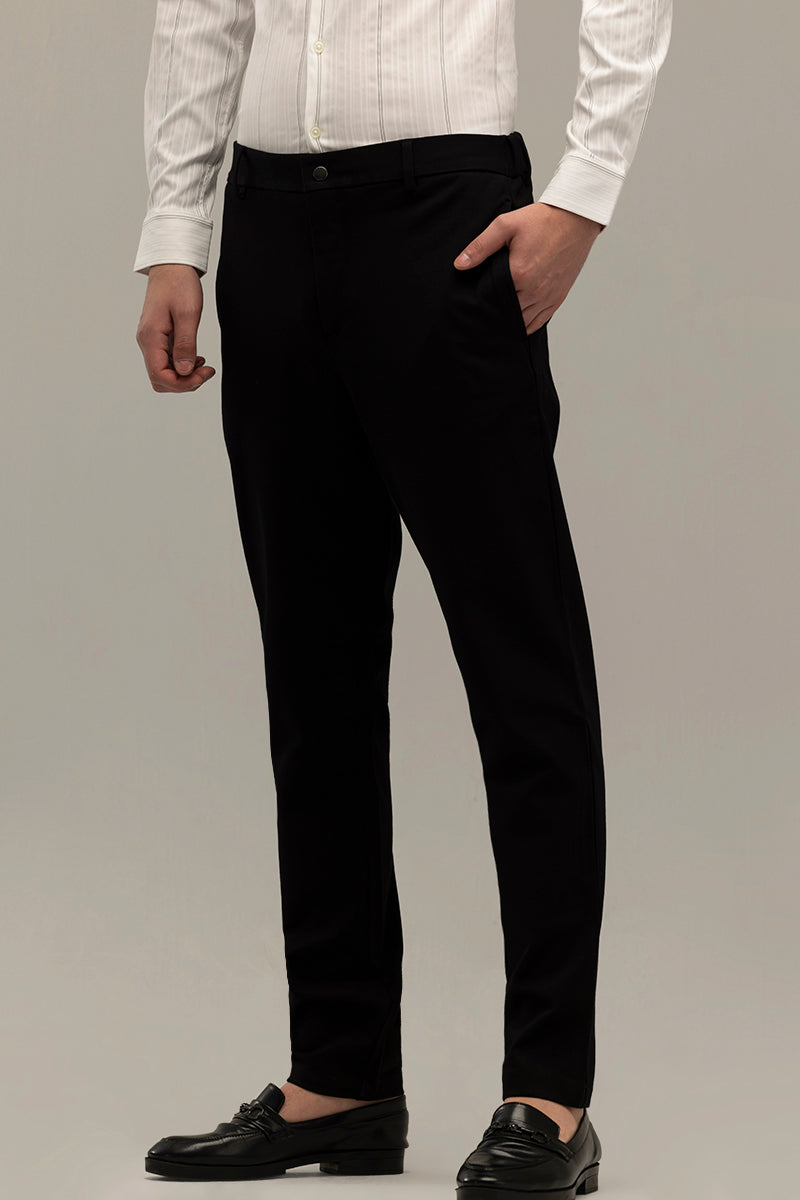 Formal Elegance Black Trousers