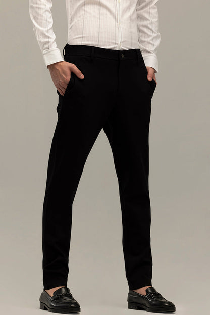 Formal Elegance Black Trousers