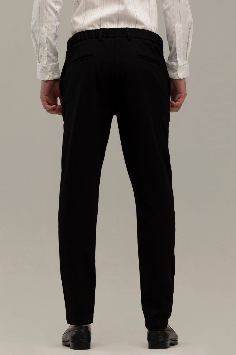 Formal Elegance Black Trousers