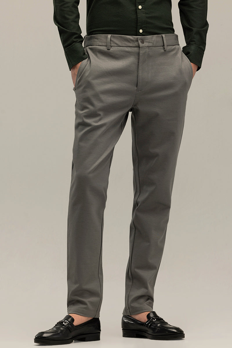 Formal Elegance Grey Trousers