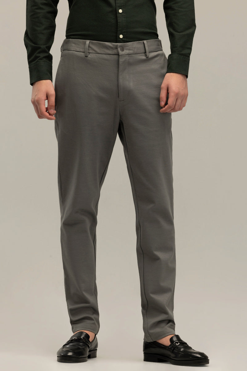 Formal Elegance Grey Trousers