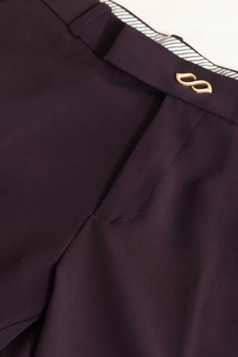 Tuxedo Attire Plum Purple Trouser