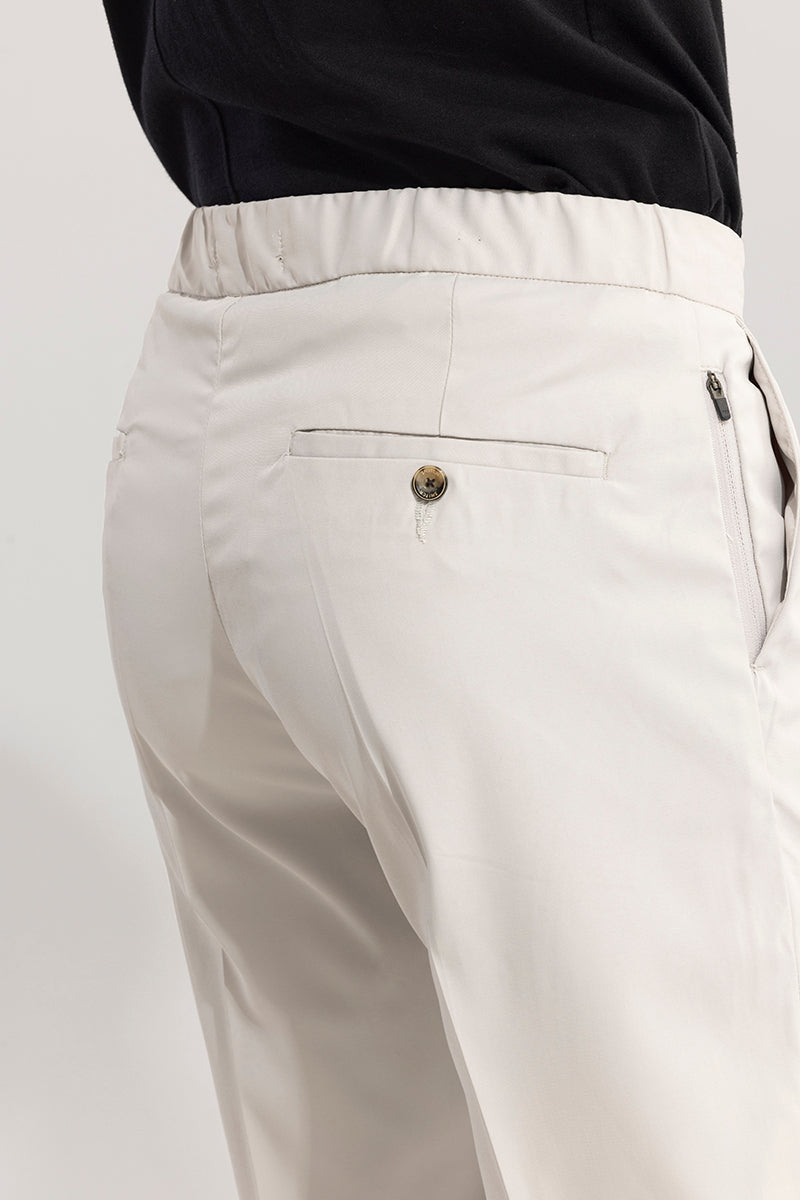 VogueVista Cream Trouser