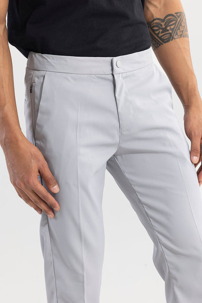 VogueVista Light Grey Trouser