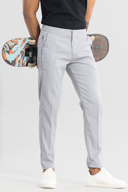 VogueVista Light Grey Trouser