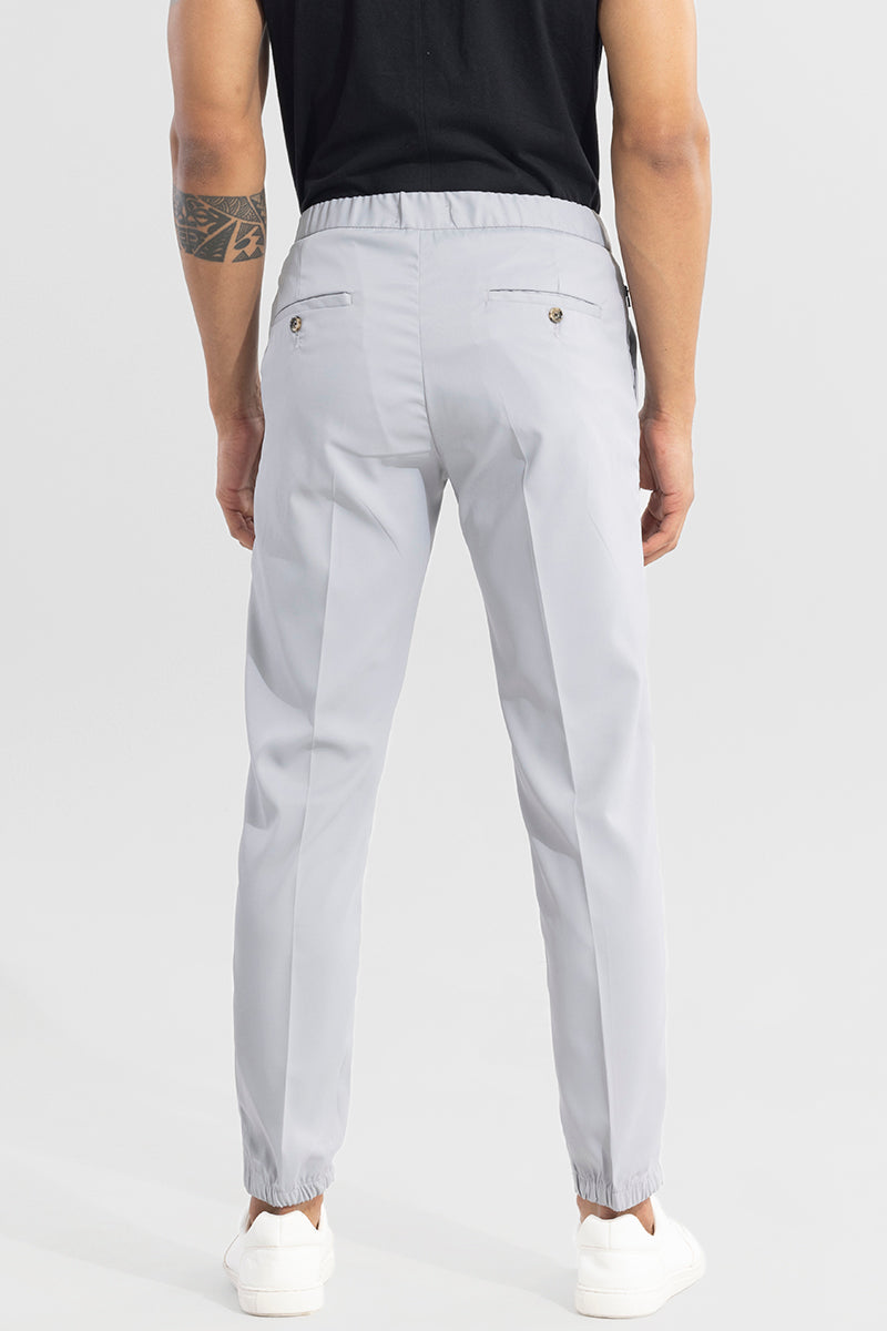 VogueVista Light Grey Trouser