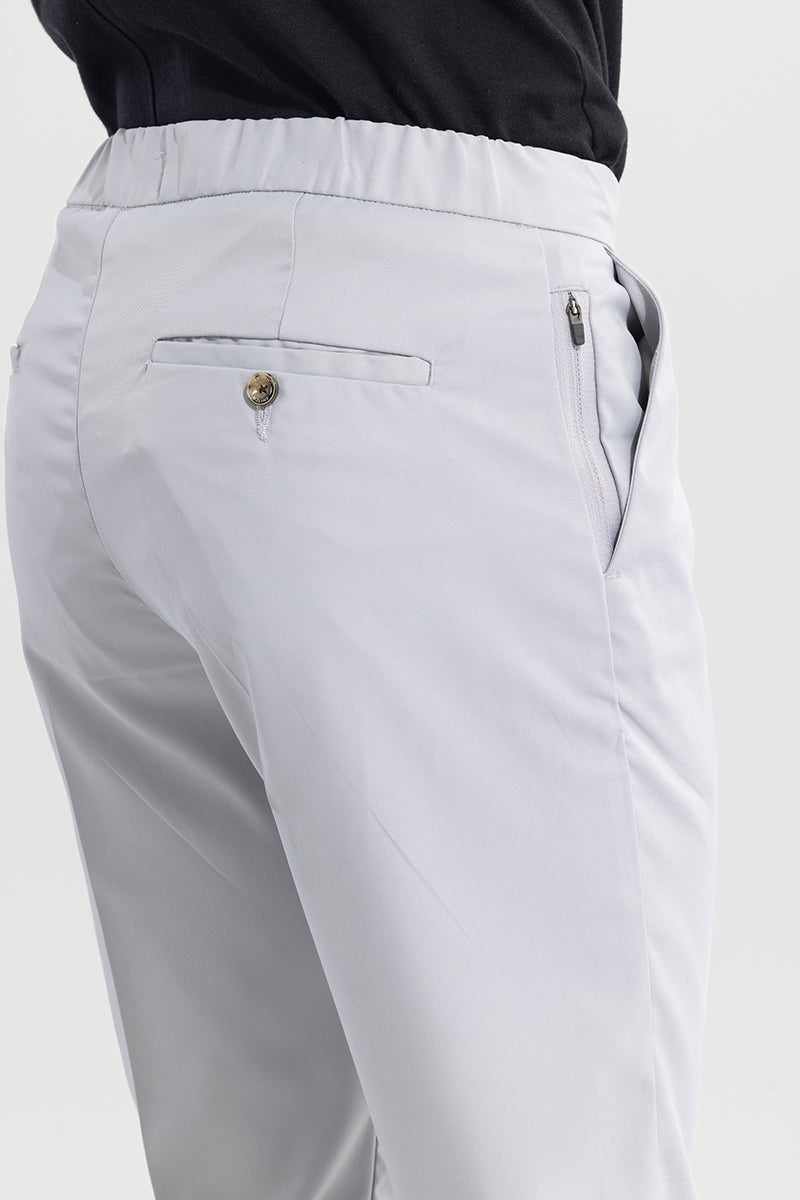 VogueVista Light Grey Trouser