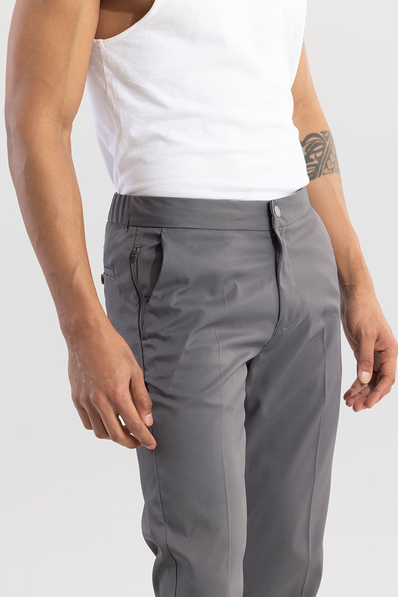 VogueVista Elephant Grey Trouser