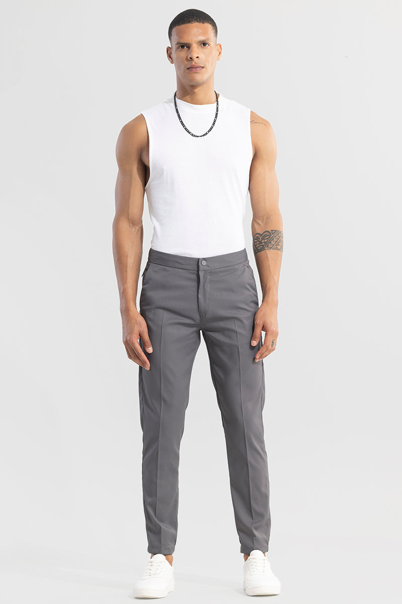 VogueVista Elephant Grey Trouser