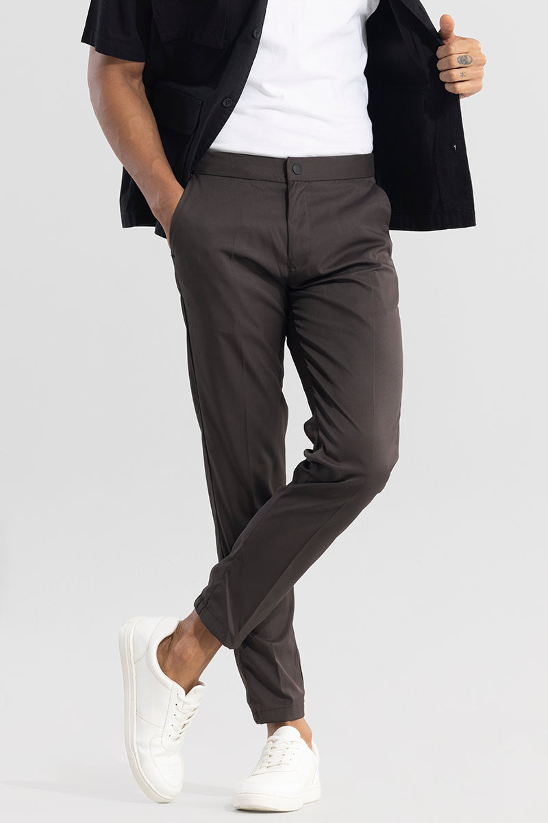 VogueVista Brown Trouser