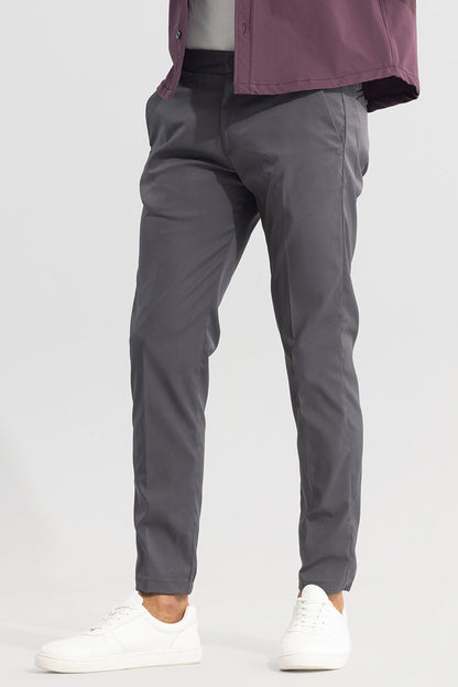 VogueVista Steel Grey Trouser