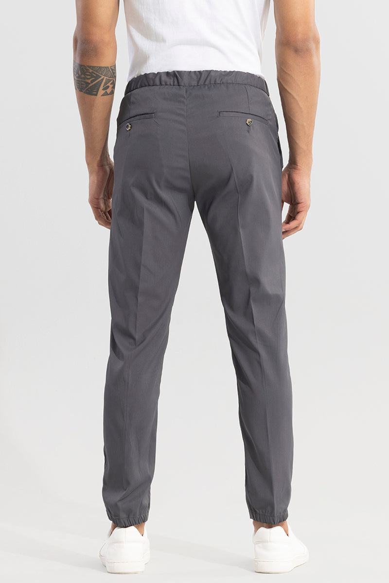 VogueVista Steel Grey Trouser