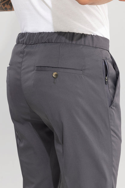 VogueVista Steel Grey Trouser