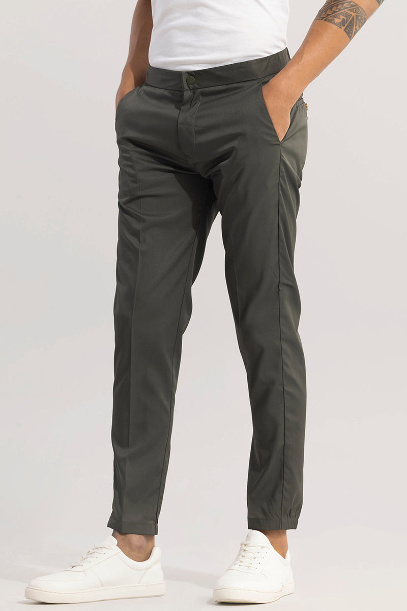 VogueVista Anchor Olive Trouser