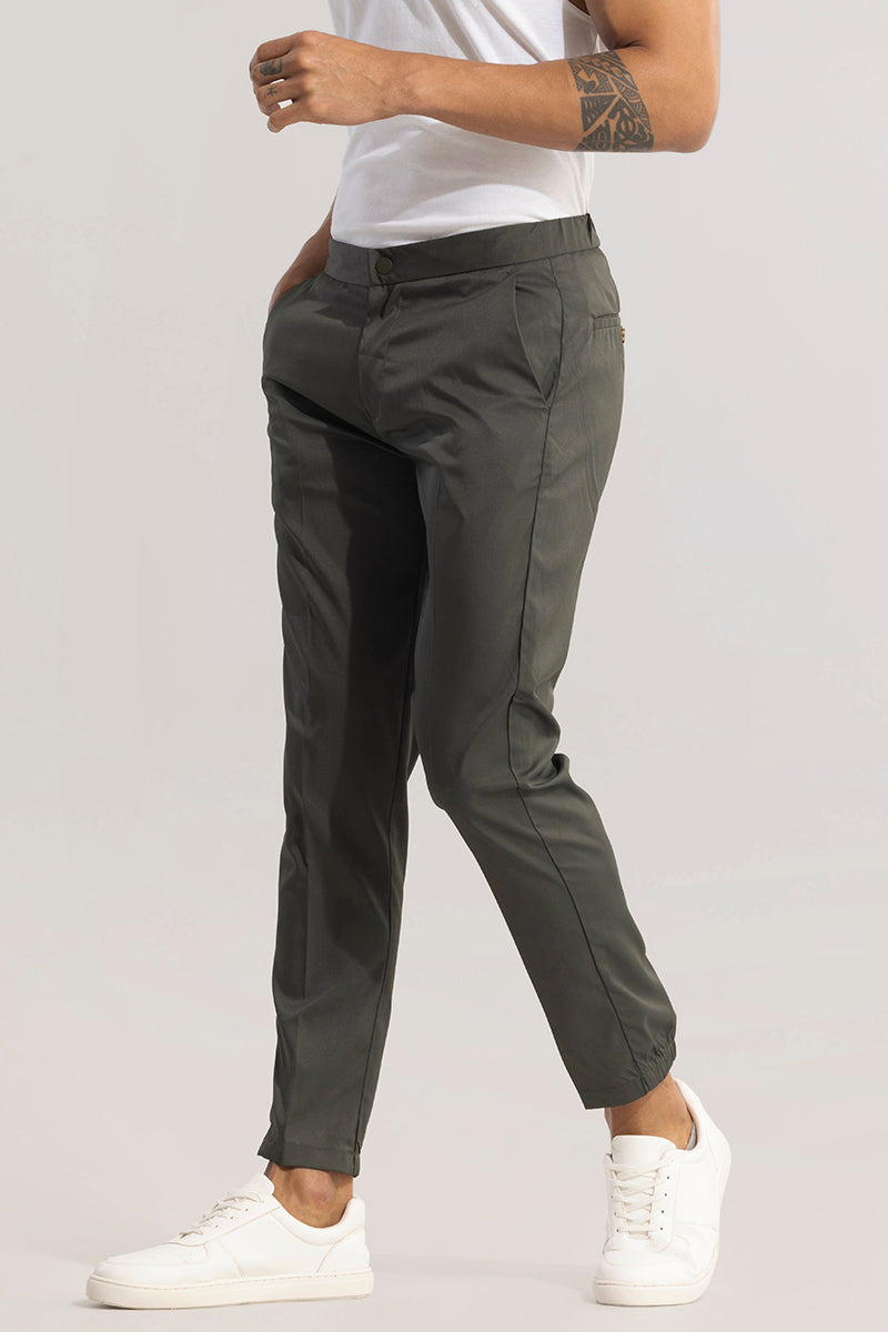 VogueVista Anchor Olive Trouser