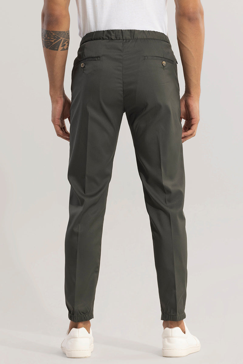 VogueVista Anchor Olive Trouser