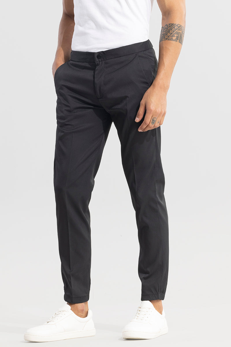 VogueVista Black Trouser