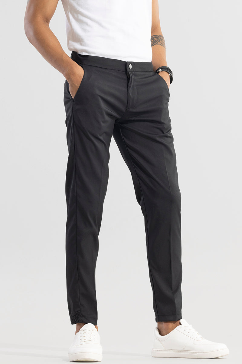 VogueVista Black Trouser