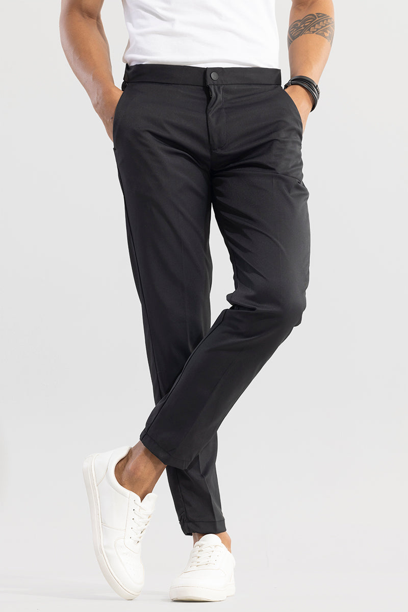 VogueVista Black Trouser