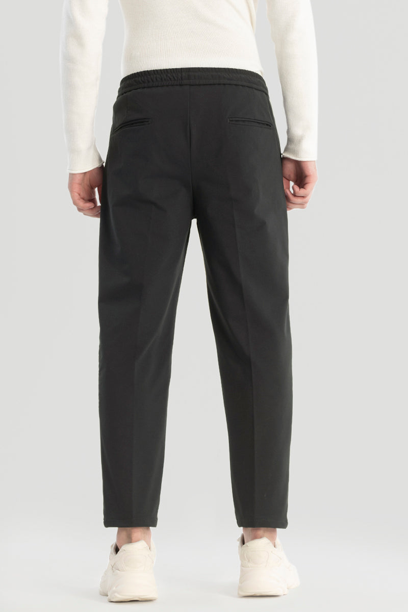 Charcoal Grey Relaxed Fit Trousers