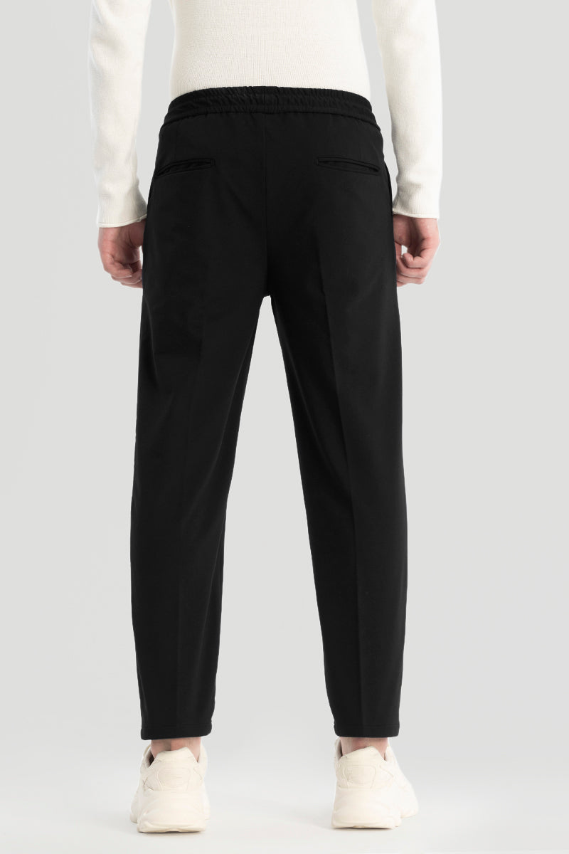 Black Relaxed Fit Trousers