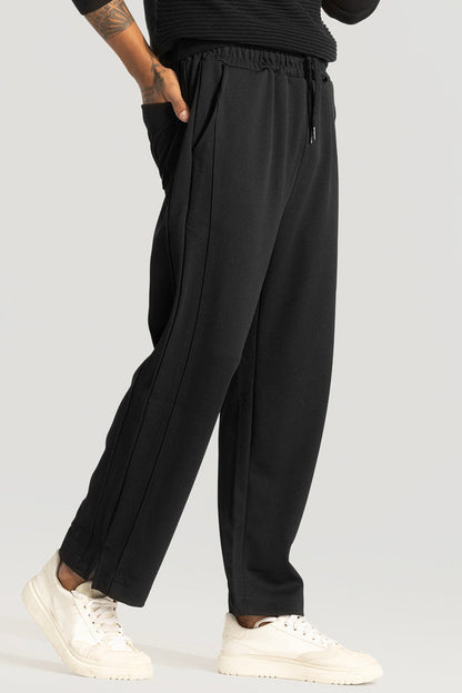 Black Slit Ankle Pants