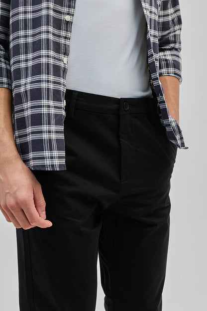 Black Slim Fit Trousers