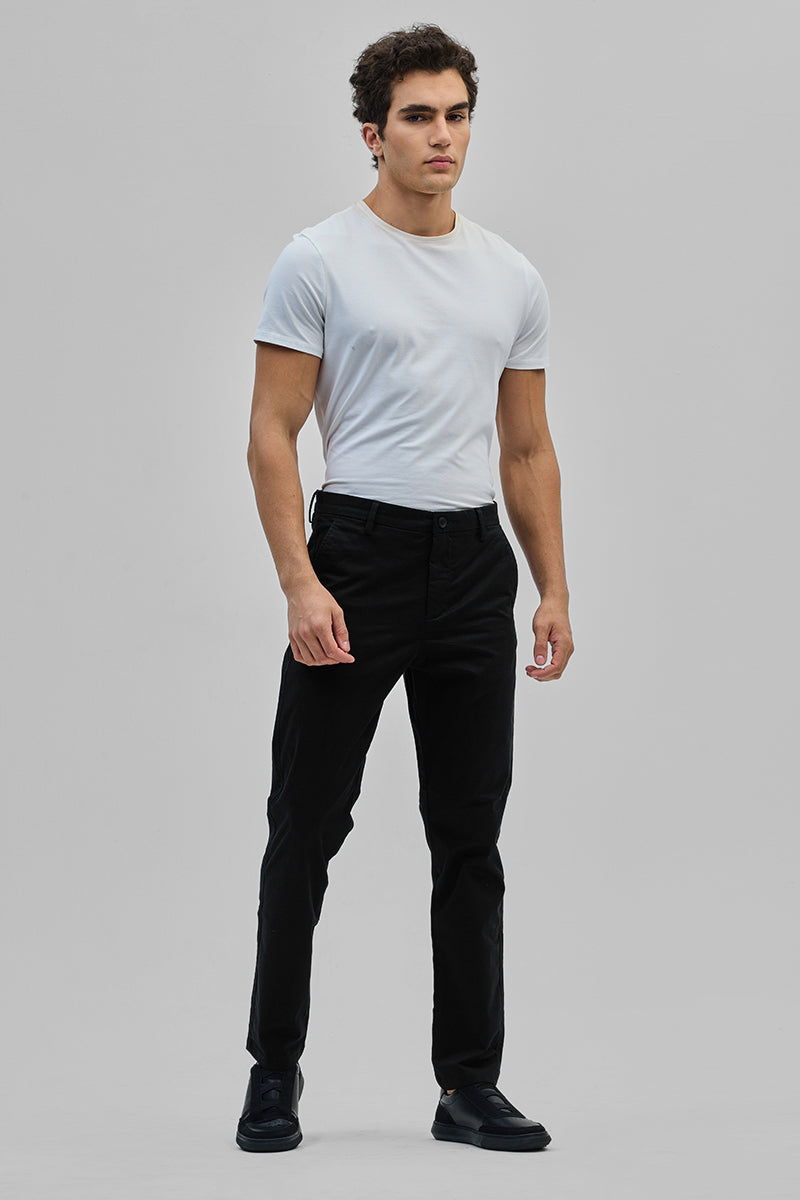 Black Slim Fit Trousers