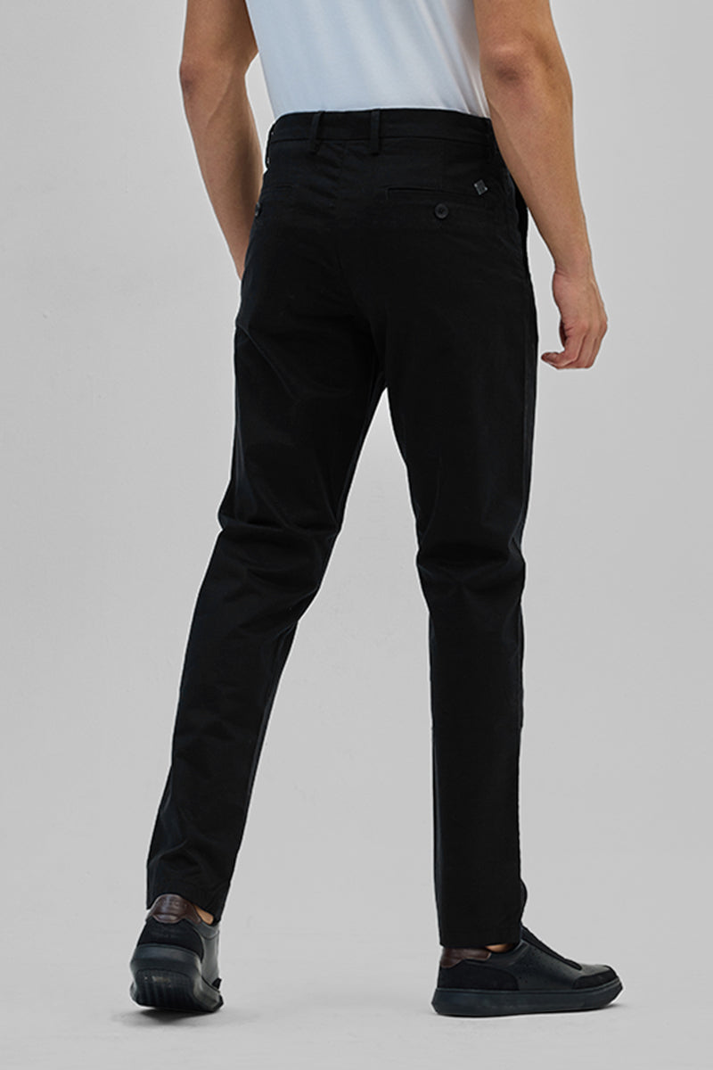 Black Slim Fit Trousers