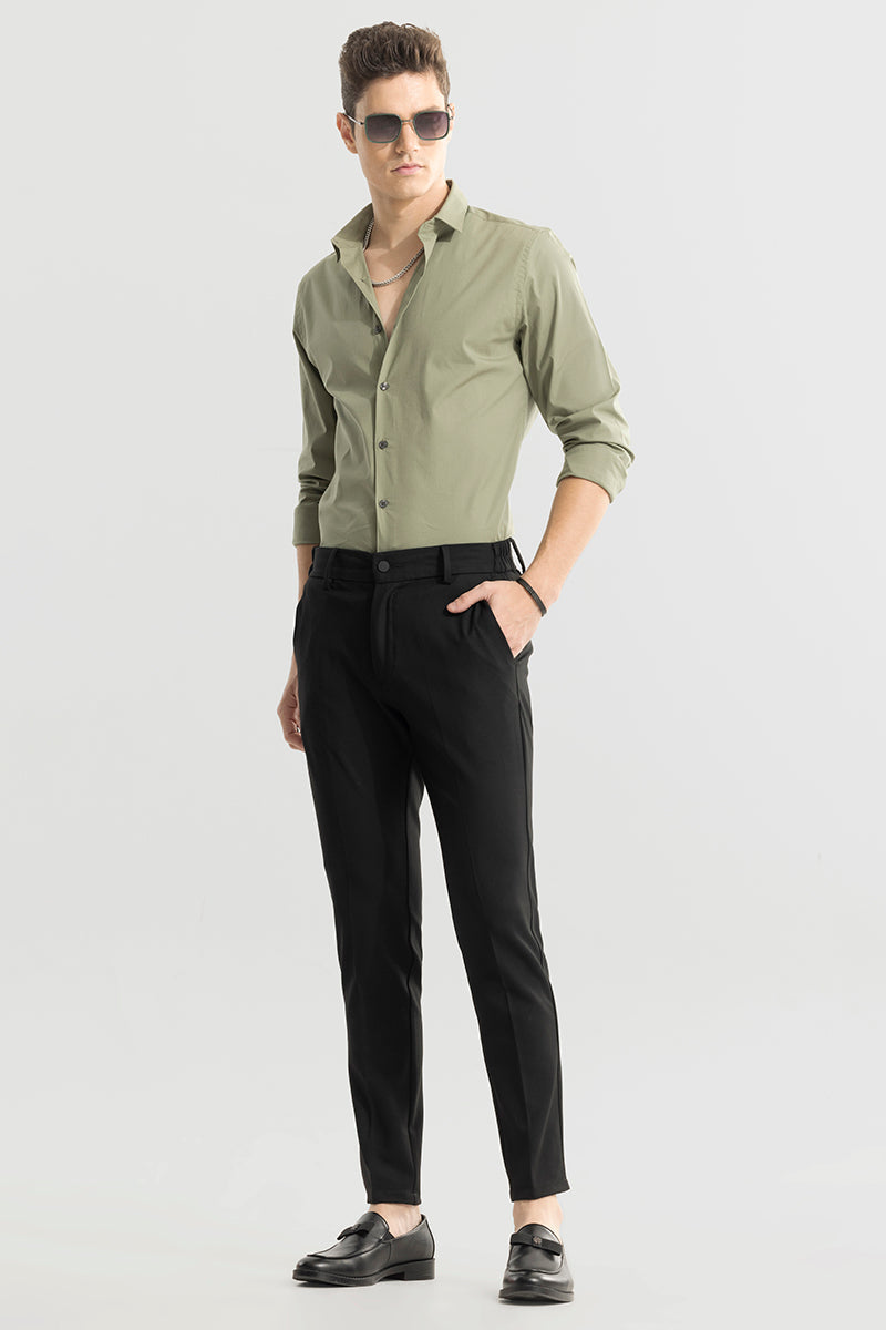 Bonsai Dark Black Trousers