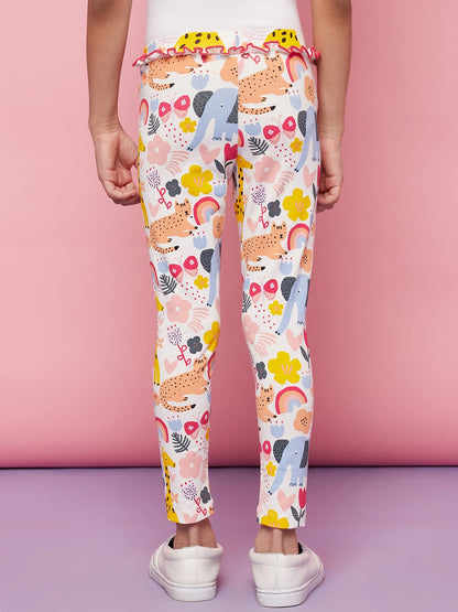 Kid Girl Elephant printed Legging