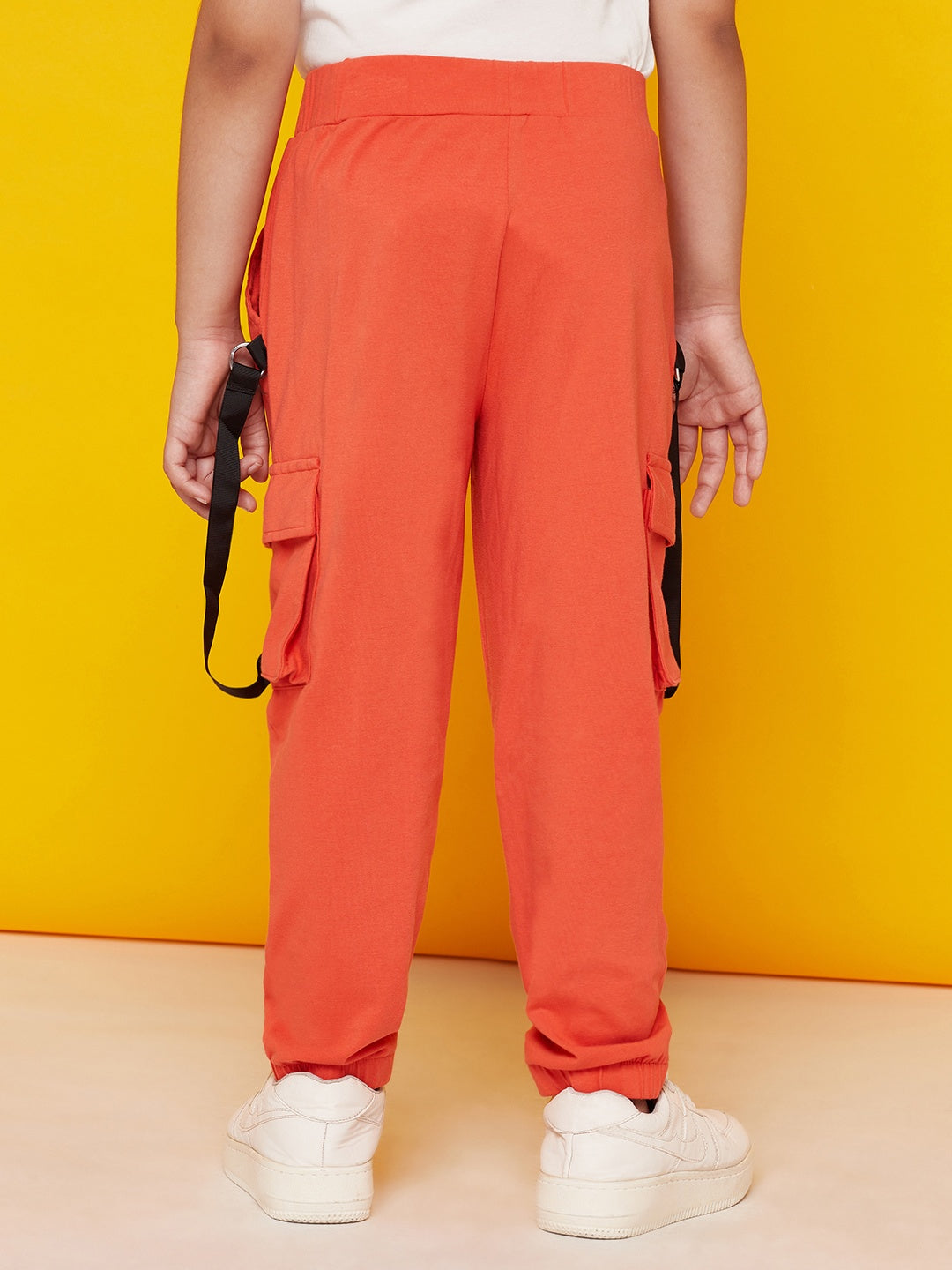 The Zenia Joggers -Orange