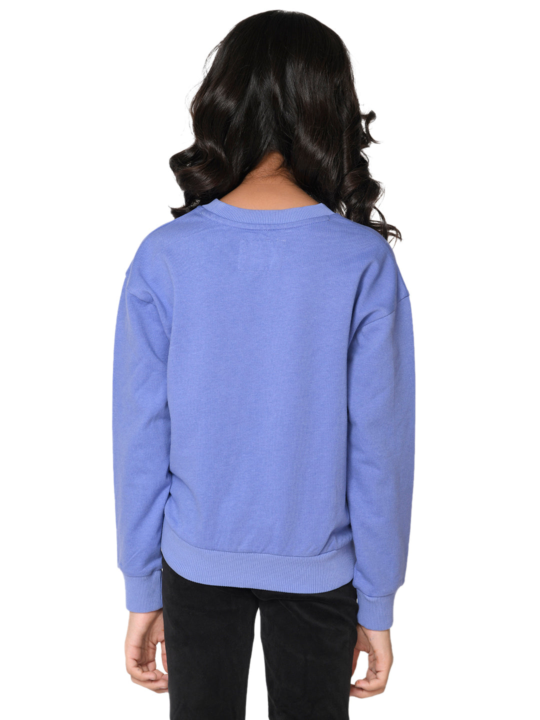 Girls Sweatshirt-Blue