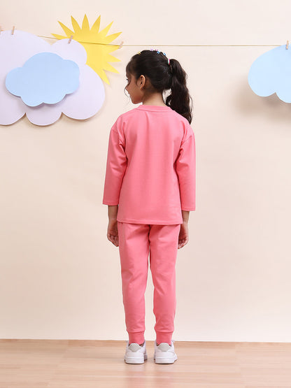 Unisex Pink Co-Ord Set for Kids