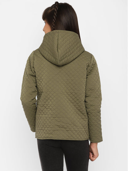 Girls-Full-Sleeve-Jacket-Olive