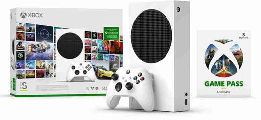 Xbox Series S Console SSD 512 GB with Starter Bundle 3 Months Game Pass Ultimate