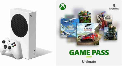 Xbox Series S Console SSD 512 GB with Starter Bundle 3 Months Game Pass Ultimate