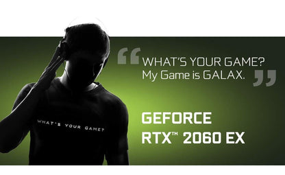 GALAX GeForce RTX 2060 EX (1-Click OC) 6GB Nvidia Graphic Card