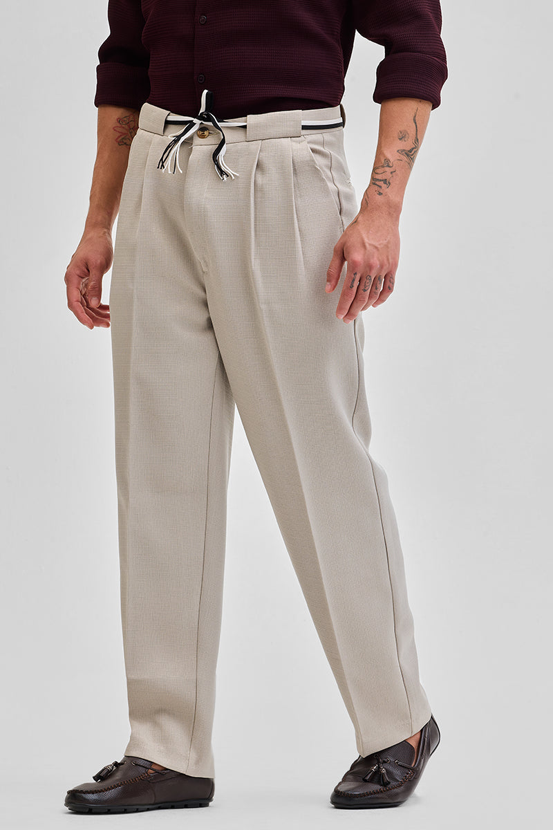 Beige Korean Pant