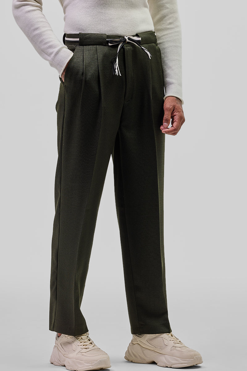 Dark Green Korean Pant